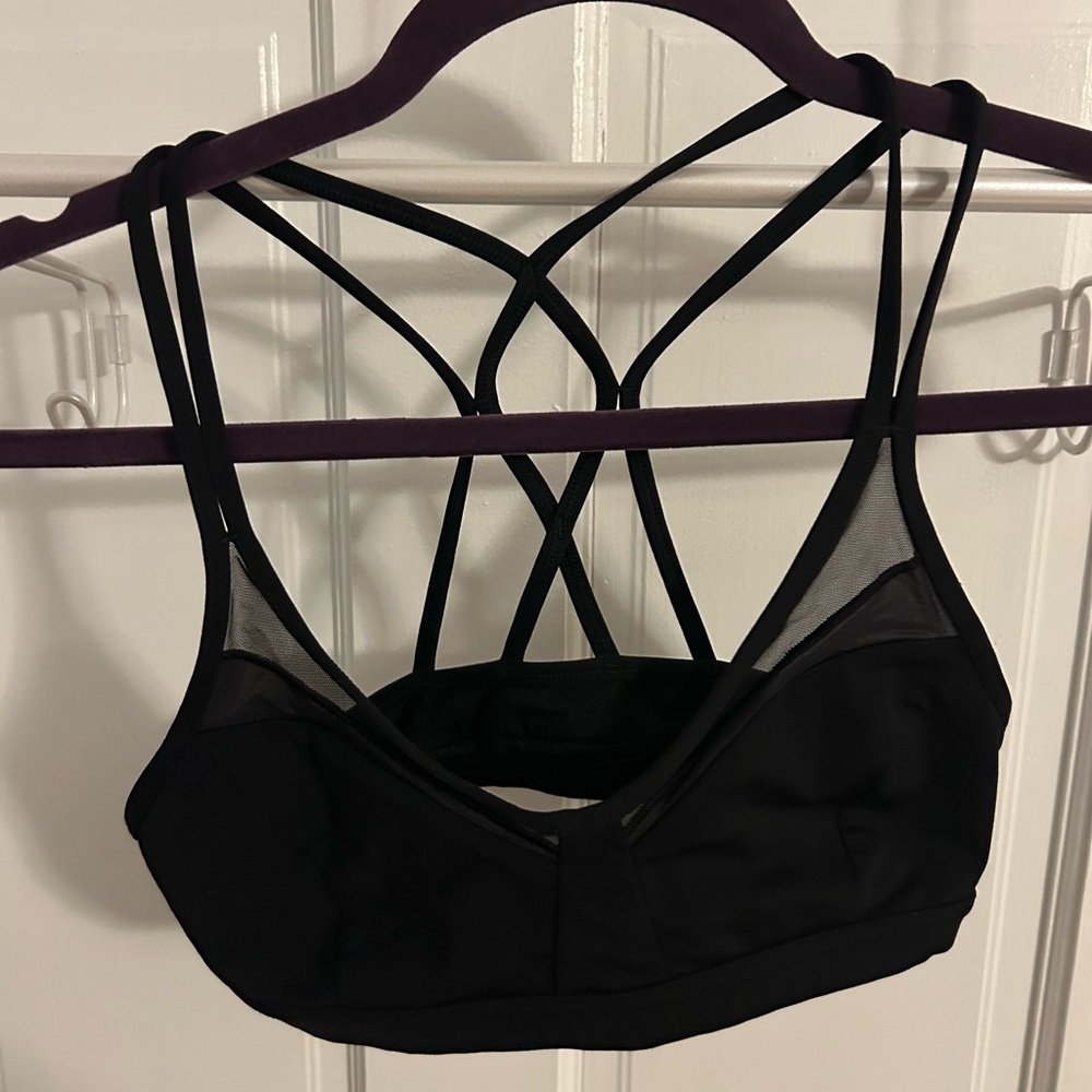 lululemon athletica Black Strappy Sports Bra